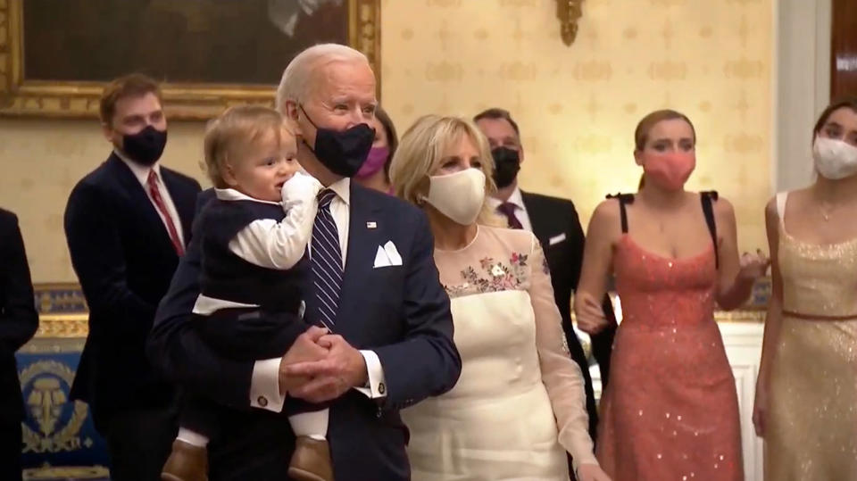 Photos of Joe Biden and Kamala Harris' Families from Inauguration Day