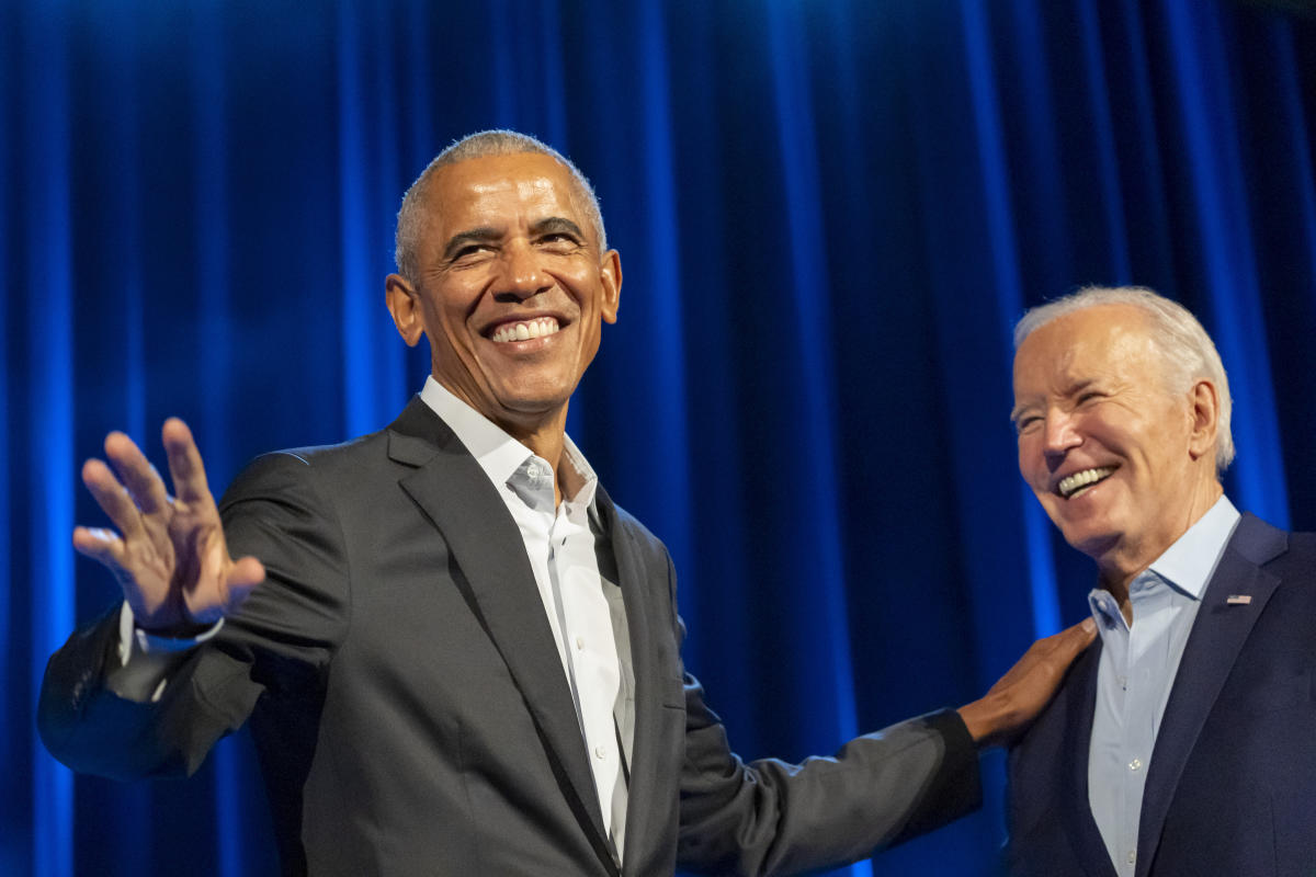 Obama, Clinton and big-name entertainers help Biden raise a record  million for his reelection