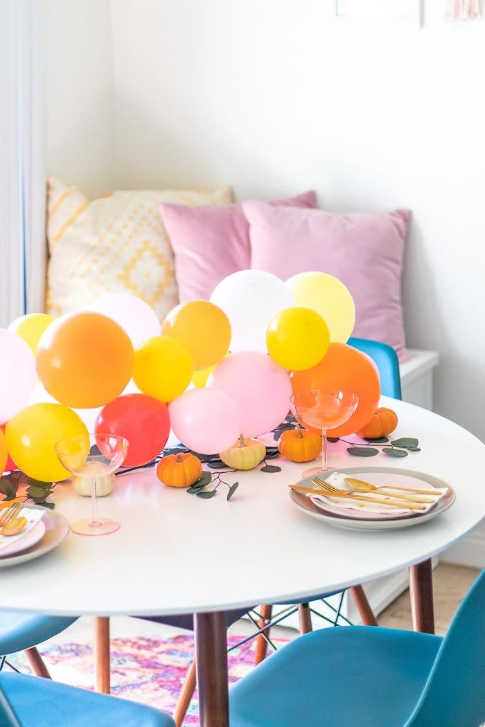 best pumpkin centerpieces balloons