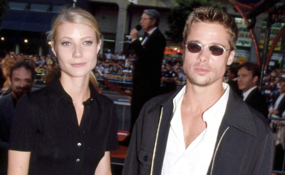 <p>Gwyn and Brad famously met on the set of the 1995 film Se7en and later got engaged. <br></p><p>Speaking about their relationship last year, the actress said: "I wasn’t ready, and he was too good for me.” Perhaps that’s why she hooked up with Chris Martin a little later. </p>