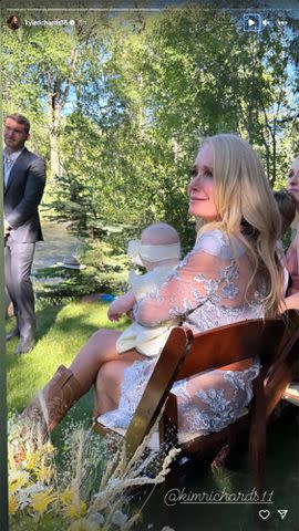 <p>Kyle Richards Umansky/Instagram</p> Kim Richards celebrated daughter Whitney Davis' wedding to Luke White on June 24, 2023.