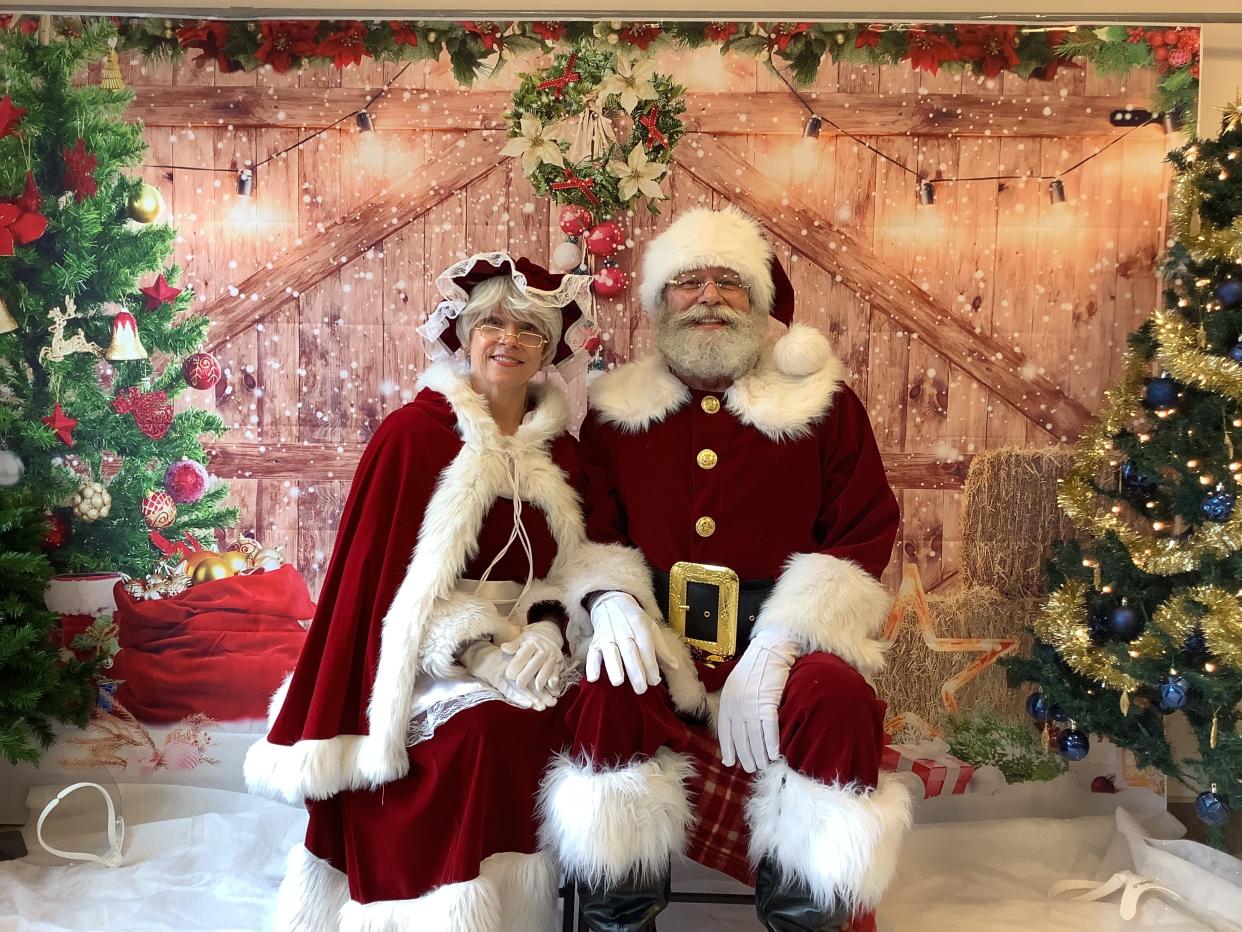 Emerson Roth has portrayed Santa Claus since 2019. His wife Kathy joins him as Mrs. Claus at events