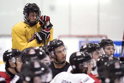 McDavid stands out for his skill level and smarts, while staying humble amid the draft hype frenzy. (AP)