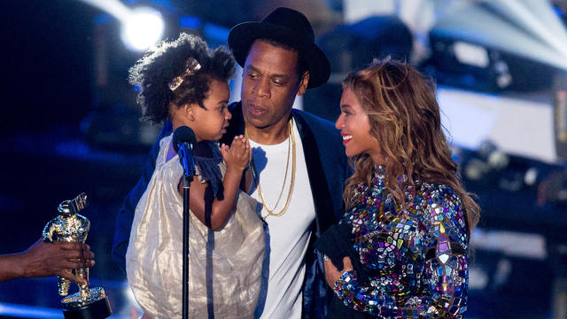 Beyonce and husband Jay-Z arrive at LAX with their three children