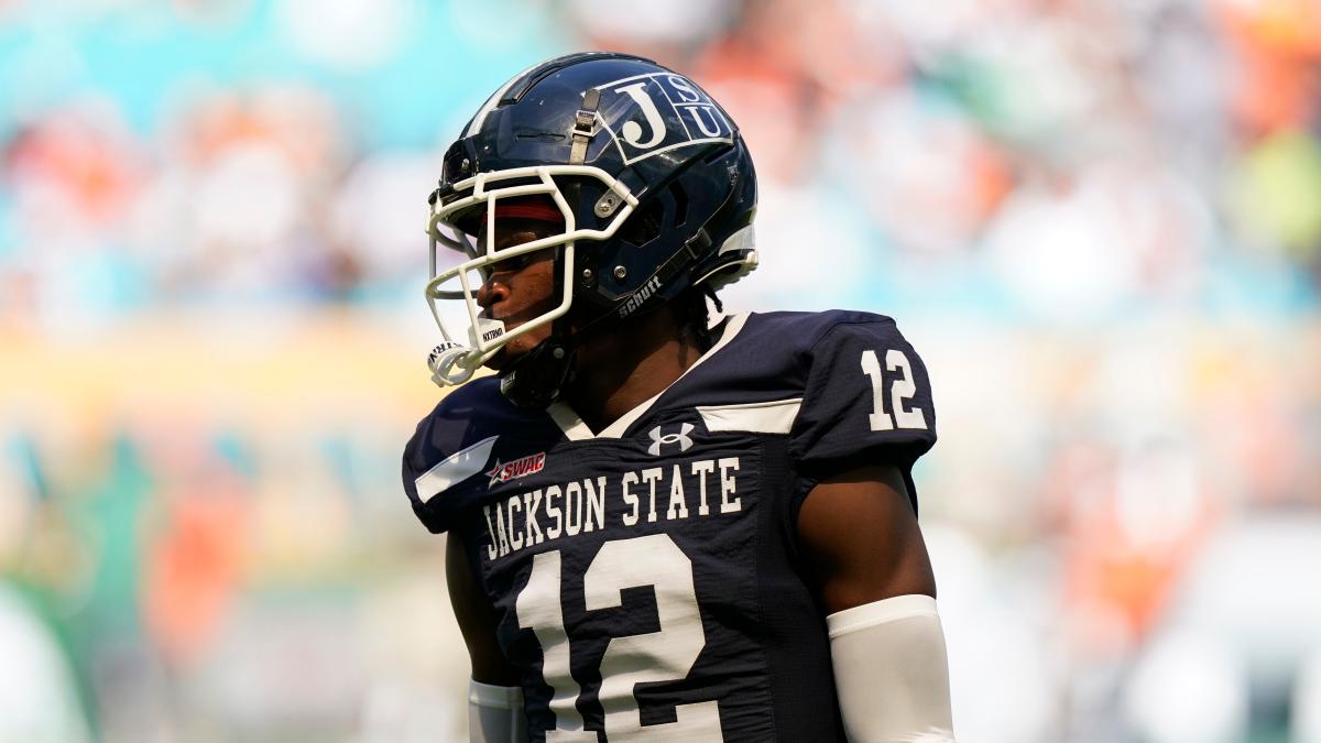 See Travis Hunter score first touchdown of Jackson State football career