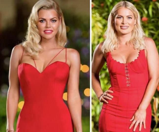 The resemblance between Sophie Monk and Keira is uncanny. Source: Ten