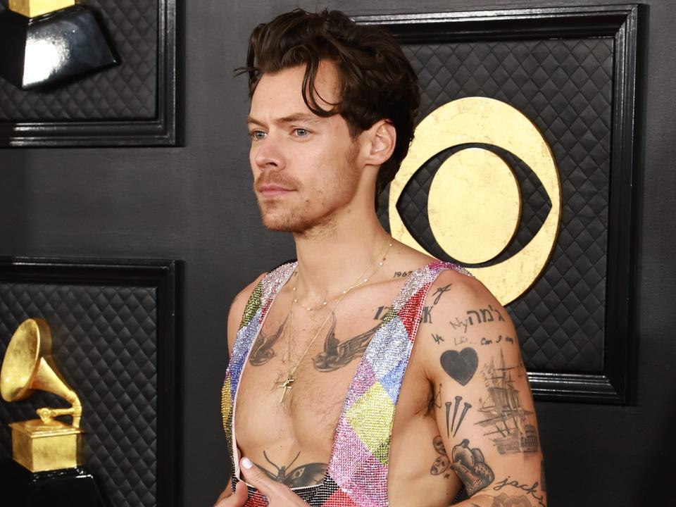 Harry Styles attends the 2023 Grammy Awards