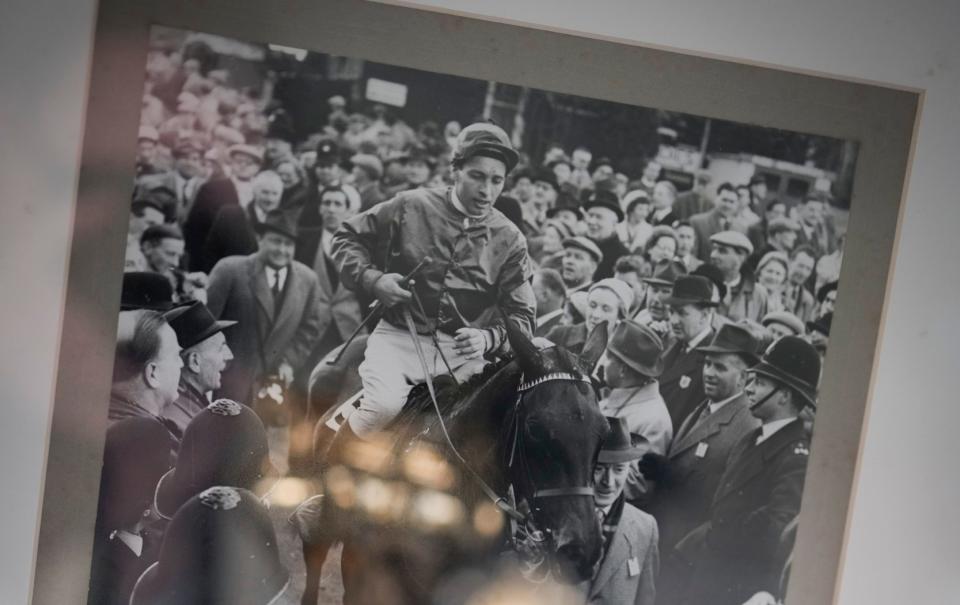 Stan Hayhurst on Kerstin after winning the Gold Cup