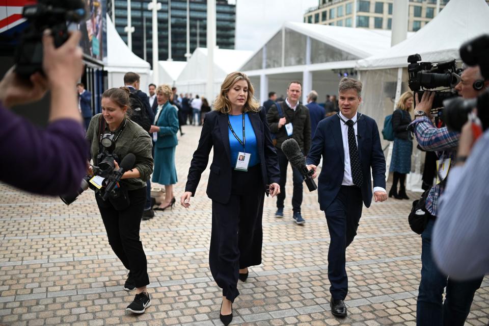 Britain's Leader of the House of Commons Penny Mordaunt (AFP via Getty Images)