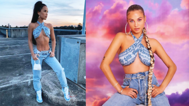 How to Wear the Underboob Trend - Summer Bra Top Scarf Top Swim Style