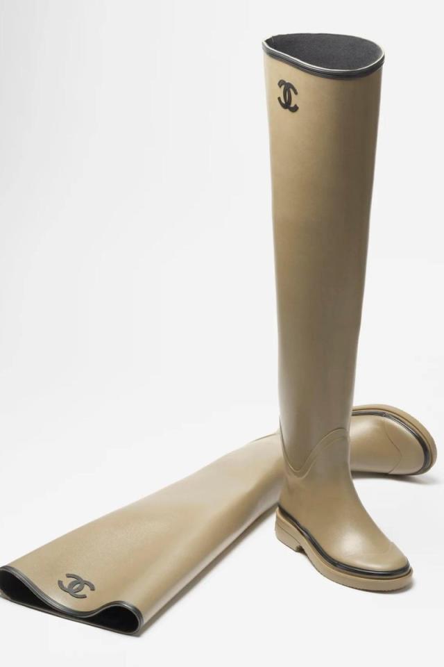 Chanel has designed the chicest rain boots for this winter