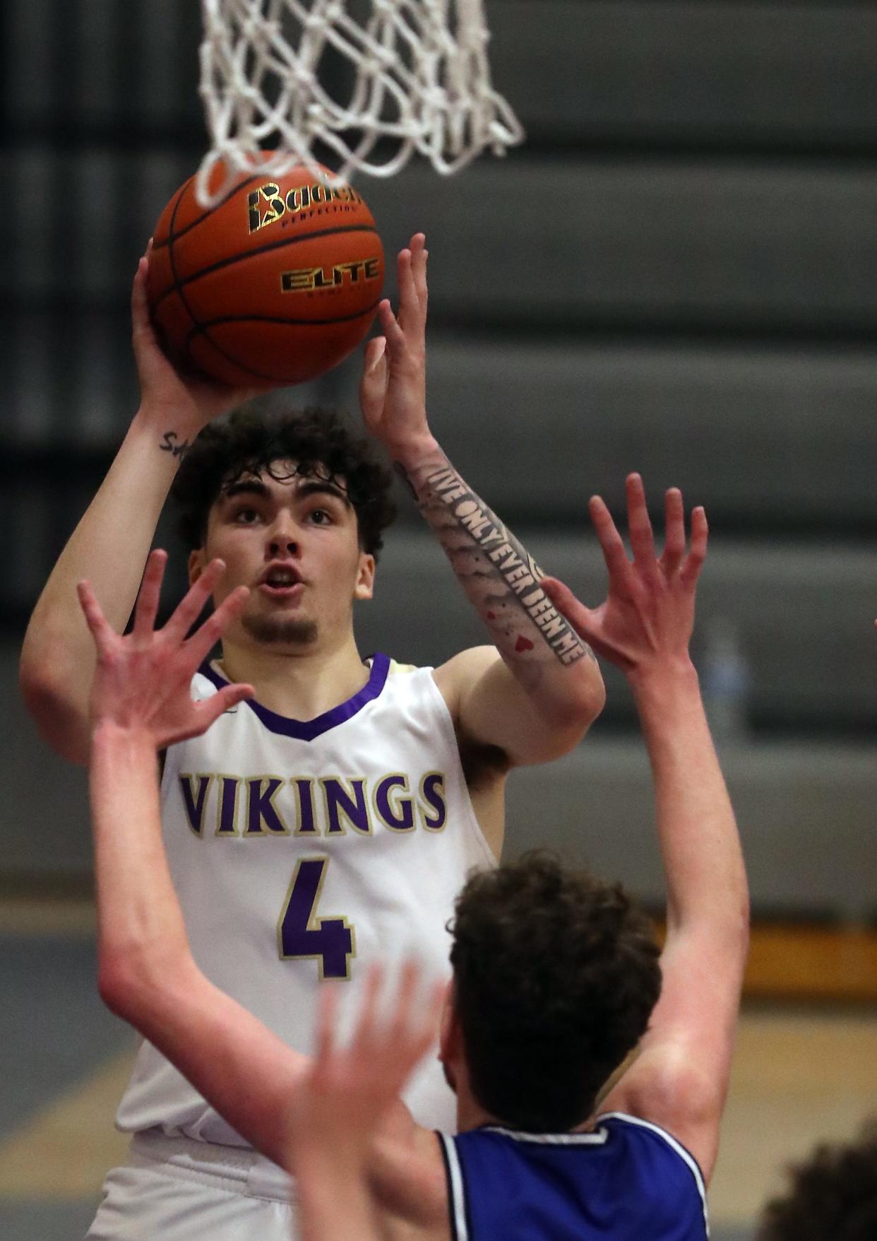 North Kitsap's Jonas La Tour set a school record Tuesday by scoring 57 points in a win over Bainbridge.