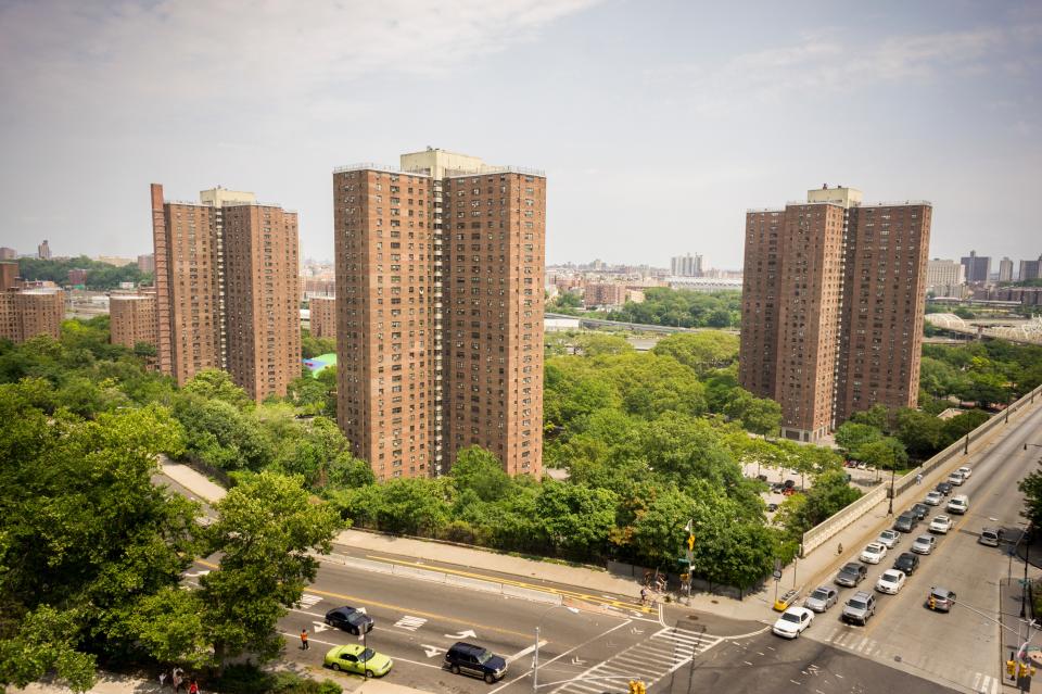 NYCHA Polo Grounds Houses in Harlem appear similar to much of New York City’s affordable housing developments.