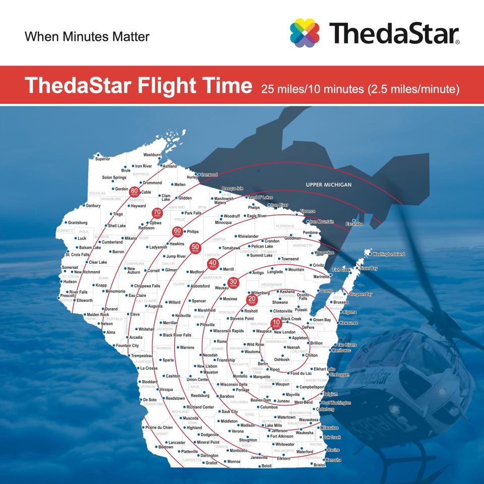 ThedaStar serves patients throughout Wisconsin.