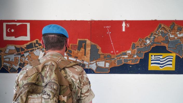 Cyprus Nicosia Turkey Buffer Zone UN Peacekeepers