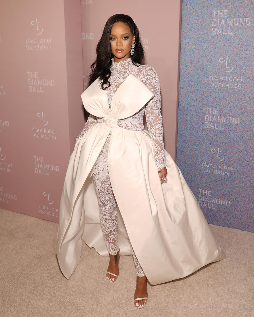 Rihanna at the 2018 Diamond Ball in New York City on Thursday night.&nbsp; (Photo: Taylor Hill via Getty Images)