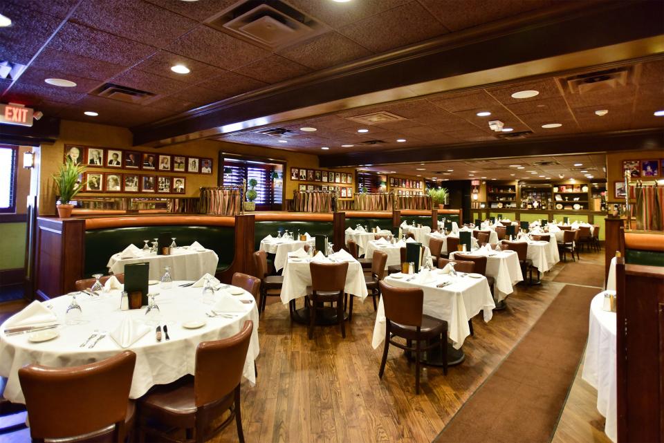 Photo of the dining room at The River Palm Terrace in Edgewater, Thursday on 04/14/22.