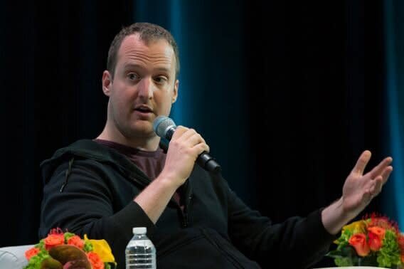 Ted Livingston, founder and CEO of Kik Interactive Inc., speaks during the Token Summit in New York, U.S., on May 16, 2019. (Alex Flynn/Bloomberg via Getty Image)