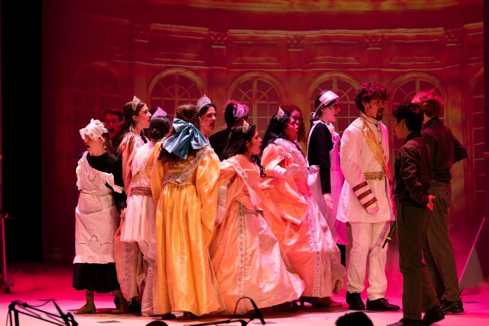 The cast of Rye Neck High School's "Anastasia" will perform at the 2023 Metro Awards at Tarrytown Music Hall.