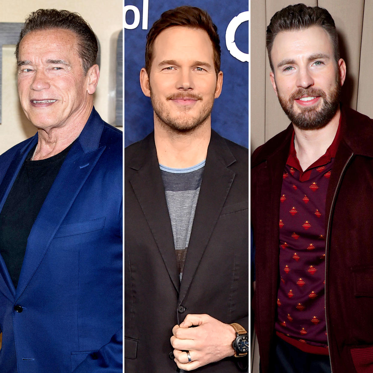 Arnold Schwarzenegger Accidentally Refers to Favorite Son-in-Law Chris Pratt as Chris Evans