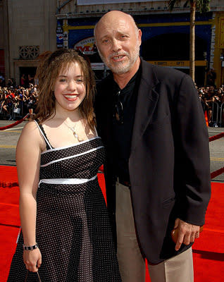 Hector Elizondo and grand-daughter at the Hollywood premiere of Warner Brothers' Harry Potter and the Order of the Phoenix