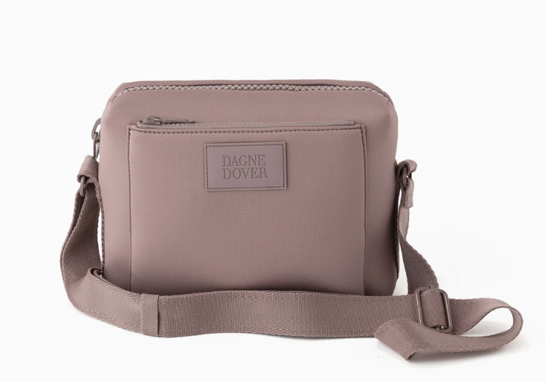 Dagne Dover Micah Water Resistant Crossbody Bag In Dark Moss