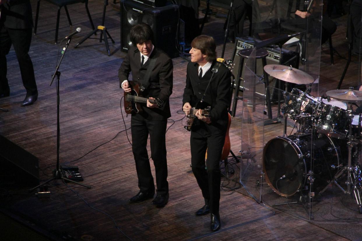 The Fab Four’s music gets highlighted when a four-piece Beatles tribute group joins the Tallahassee Symphony Orchestra for a “Classical Mystery Tour” on Feb. 17, 2024, for Opening Nights.