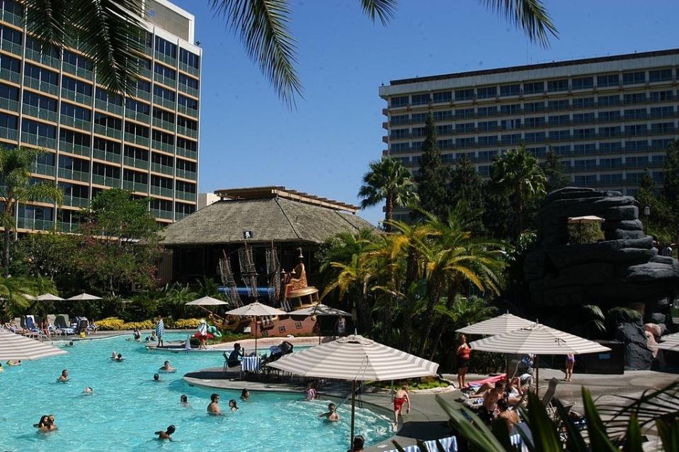 pool at the hotel