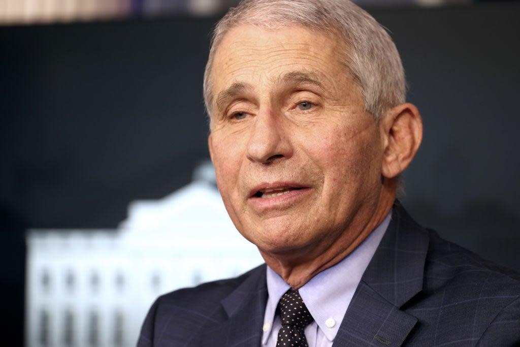 Dr Anthony Fauci says he thinks the firm has made an ‘unforced error’ (Getty)