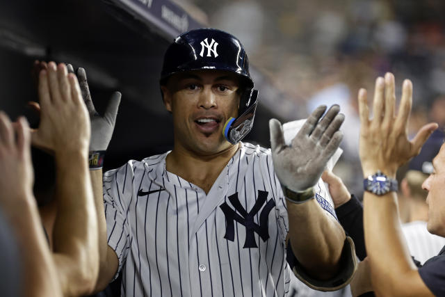 Stanton hits his 400th home run to lead Cole and the Yankees to a 5-1  victory over the Tigers - The San Diego Union-Tribune