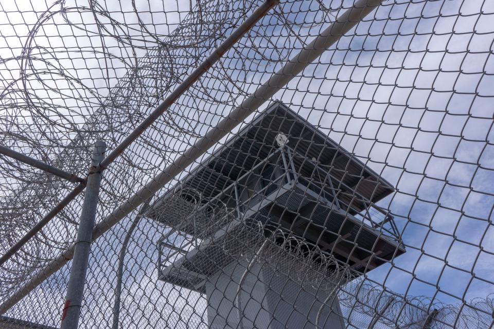 The exterior of the Arizona State Prison in Florence.