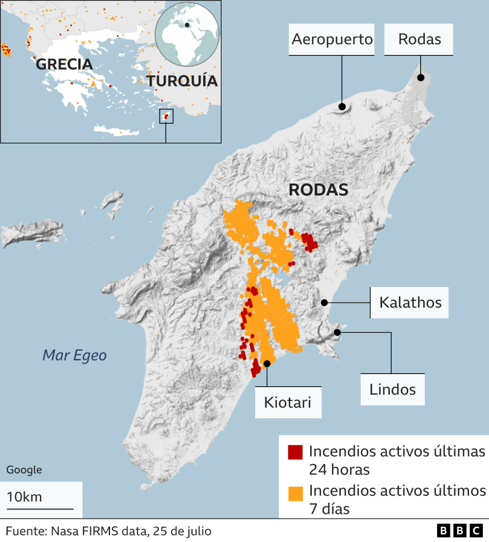 incendios en Rodas