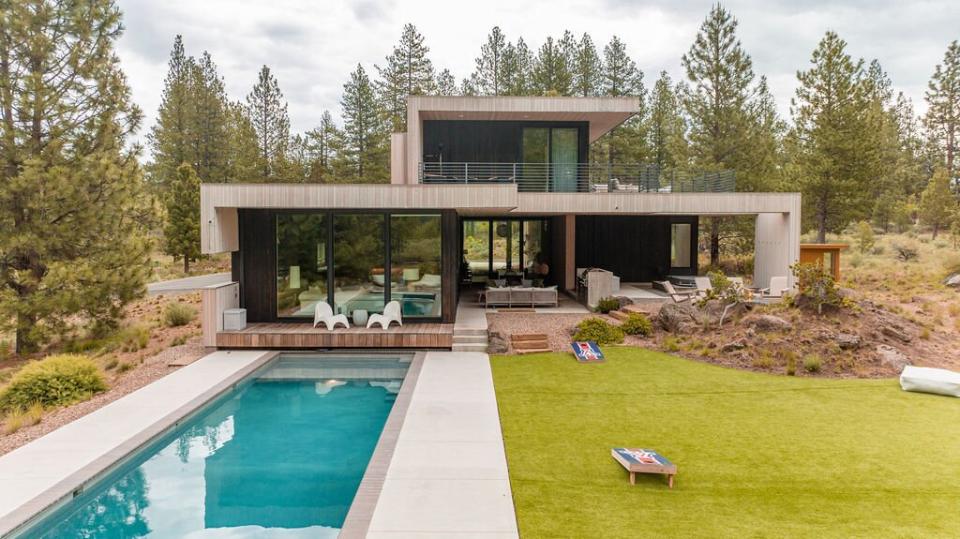 61645 Rowallan Court in Bend, Oregon, is currently listed for $4,350,000 by Stephanie Ruiz and Jordan Grandlund of Cascade Hasson Sotheby's International Realty.