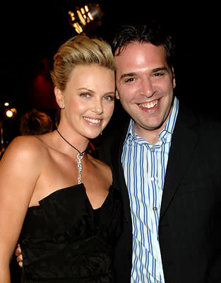 Charlize Theron and Michael Seitzman at the LA premiere of Warner Bros. Pictures' North Country