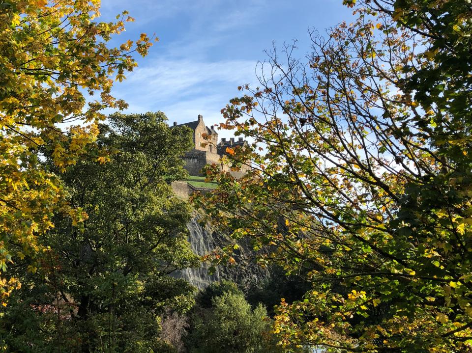 Autumn gold: Edinburgh Castle, Scotland’s leading tourist attraction (Simon Calder)