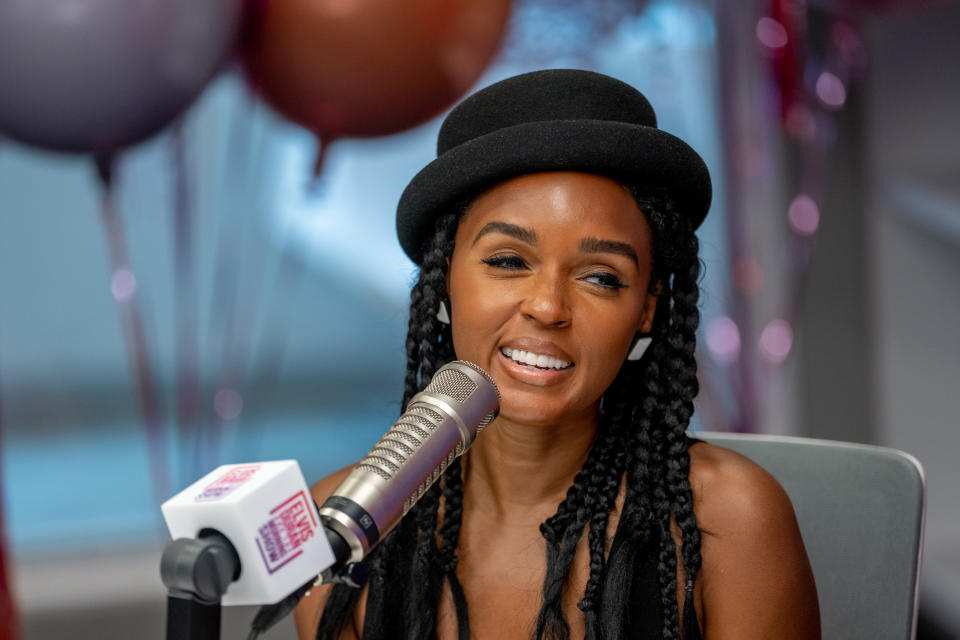 Closeup of Janelle Monáe