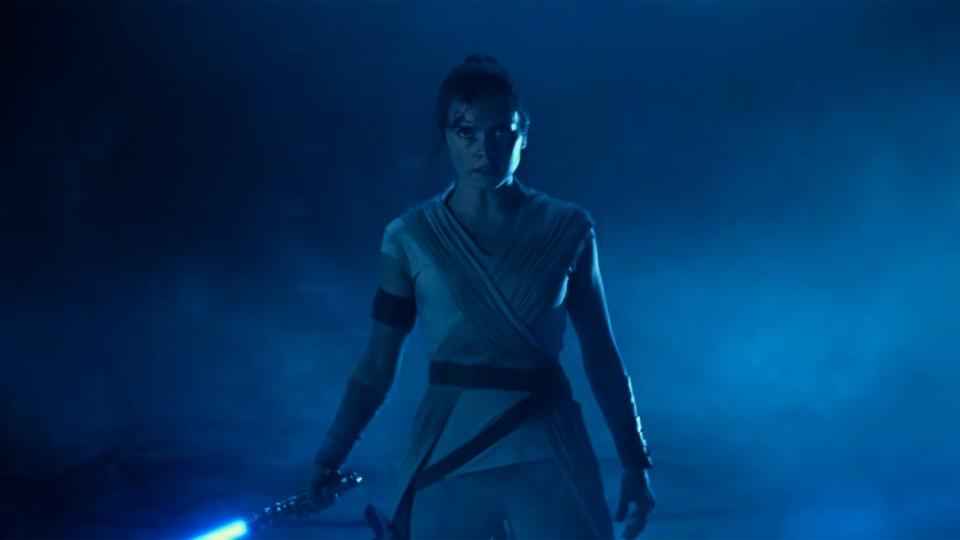 Photo still of Rey hears all of the Jedi in Rise of Skywalker