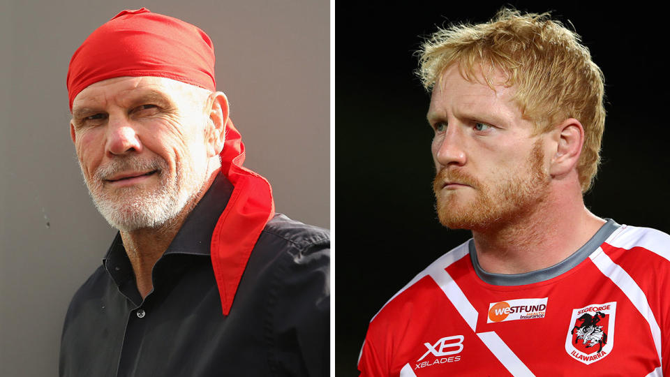 James Graham (R) has taken aim at Peter FitzSimons over his ‘appalling’ column. Pic: Getty