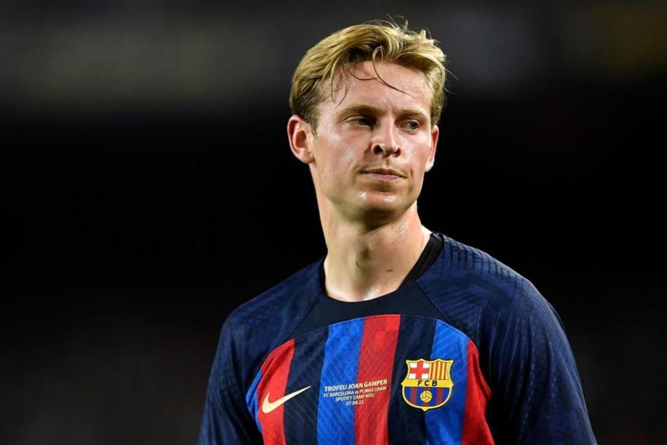 Frenkie de Jong’s potential move from Barcelona to Manchester United has been one of this summer’s big stories (AFP via Getty Images)