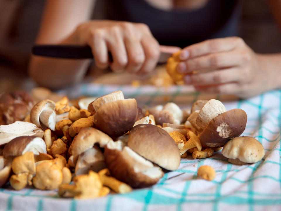 Pilze vor dem Verzehr ordentlich putzen. (Bild: Miriam Doerr Martin Frommherz/Shutterstock.com)