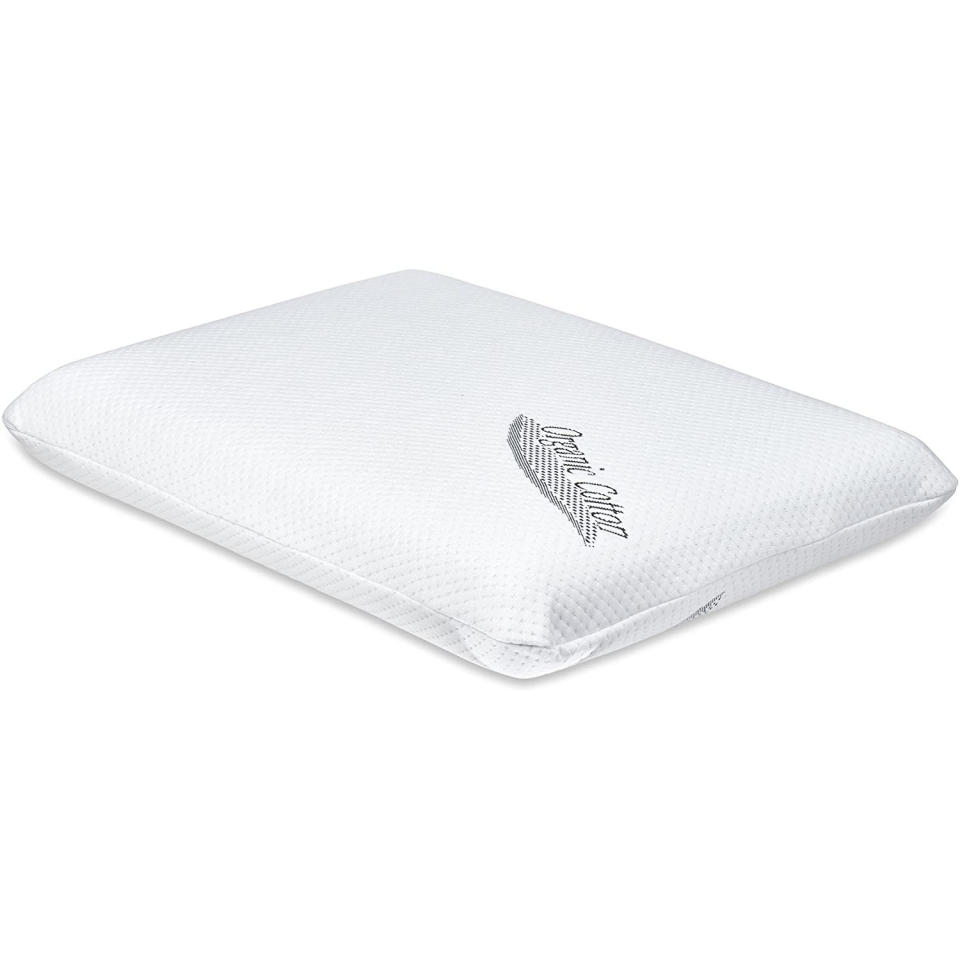 TruContour Thin Memory Foam Pillow
