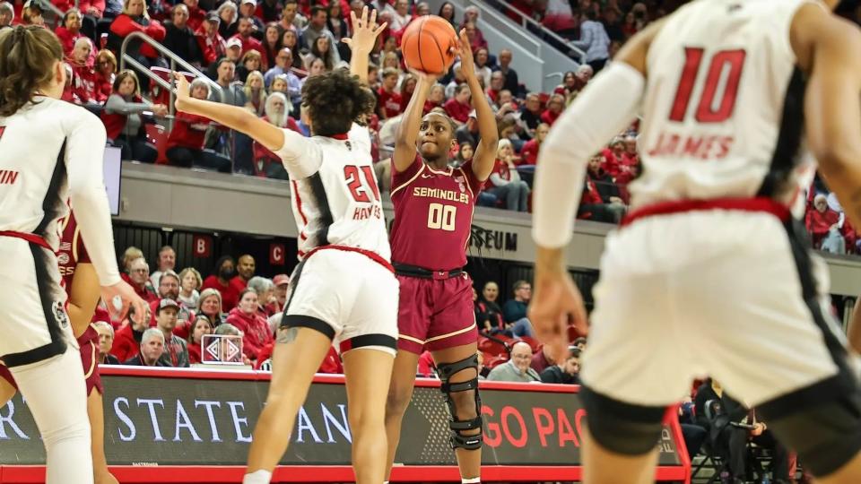 Florida State women's basketball lost to NC State, 88-80, in overtime on Jan. 4, 2024 in Raleigh, North Carolina.