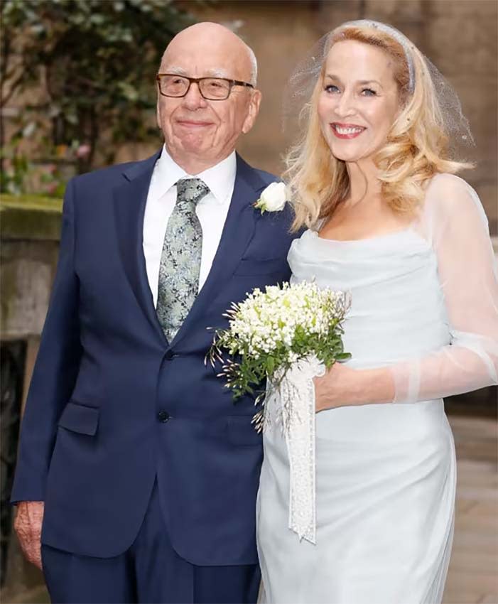 Boda de Jerry Hall y Rupert Murdoch 