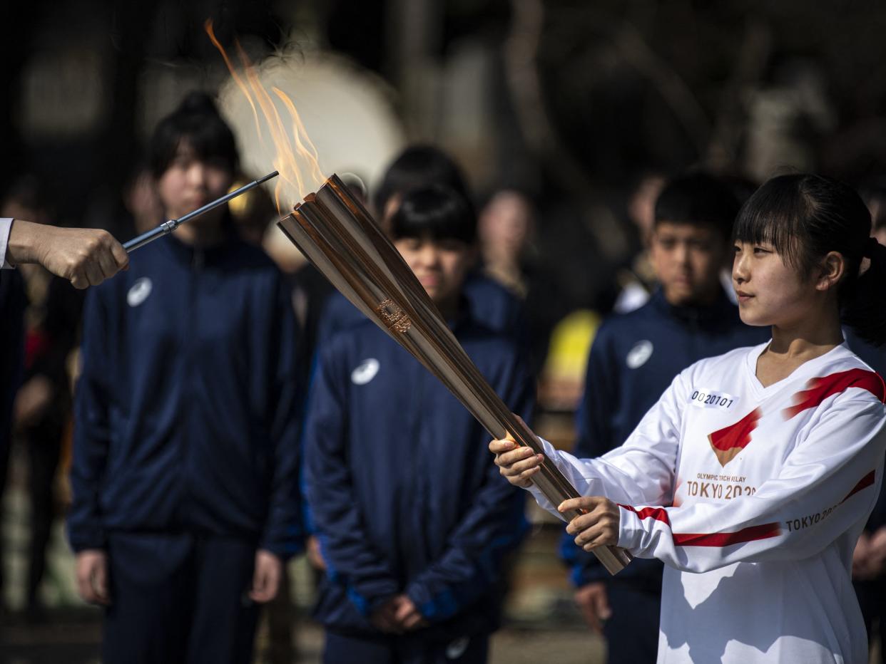 Tokyo Games torch relay