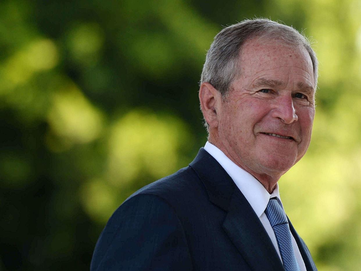 <p>Former US president George Bush</p> (AFP via Getty)