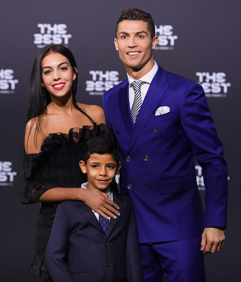 Cristiano Ronaldo, Georgina Rodriguez, Cristiano Ronaldo Jr attend International FIFA The Best Football Awards 2016