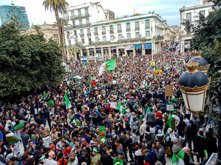 Algerians take to streets in protest against cuts and ailing, ‘out of touch’ president