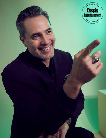 <p>Corey Nickols/Contour by Getty</p> Victor Webster of Hallmark's 'One Bad Apple: Hannah Swensen Mysteries'