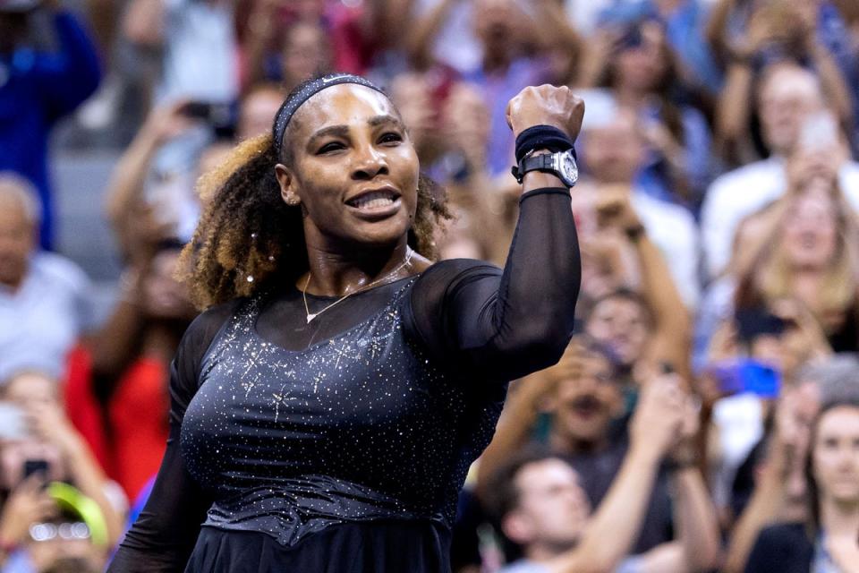 Serena Williams has enjoyed success off the court with her fashion and footwear designs (AFP via Getty Images)