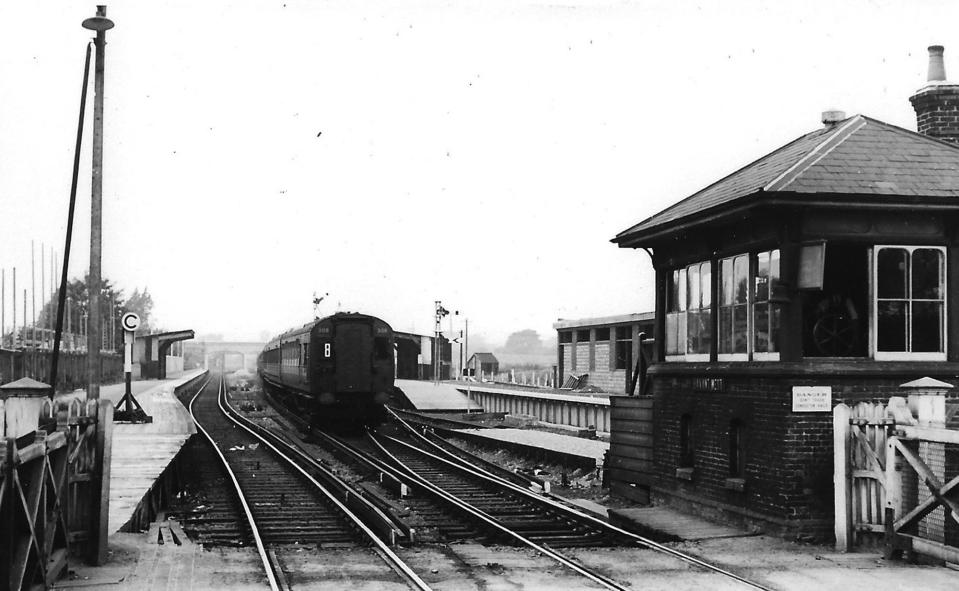 Havant railway station being rebuilt 1937A Waterloo bound train passing through temporary platforms at the west end of Havant station 1937. (Photo: The News archive)